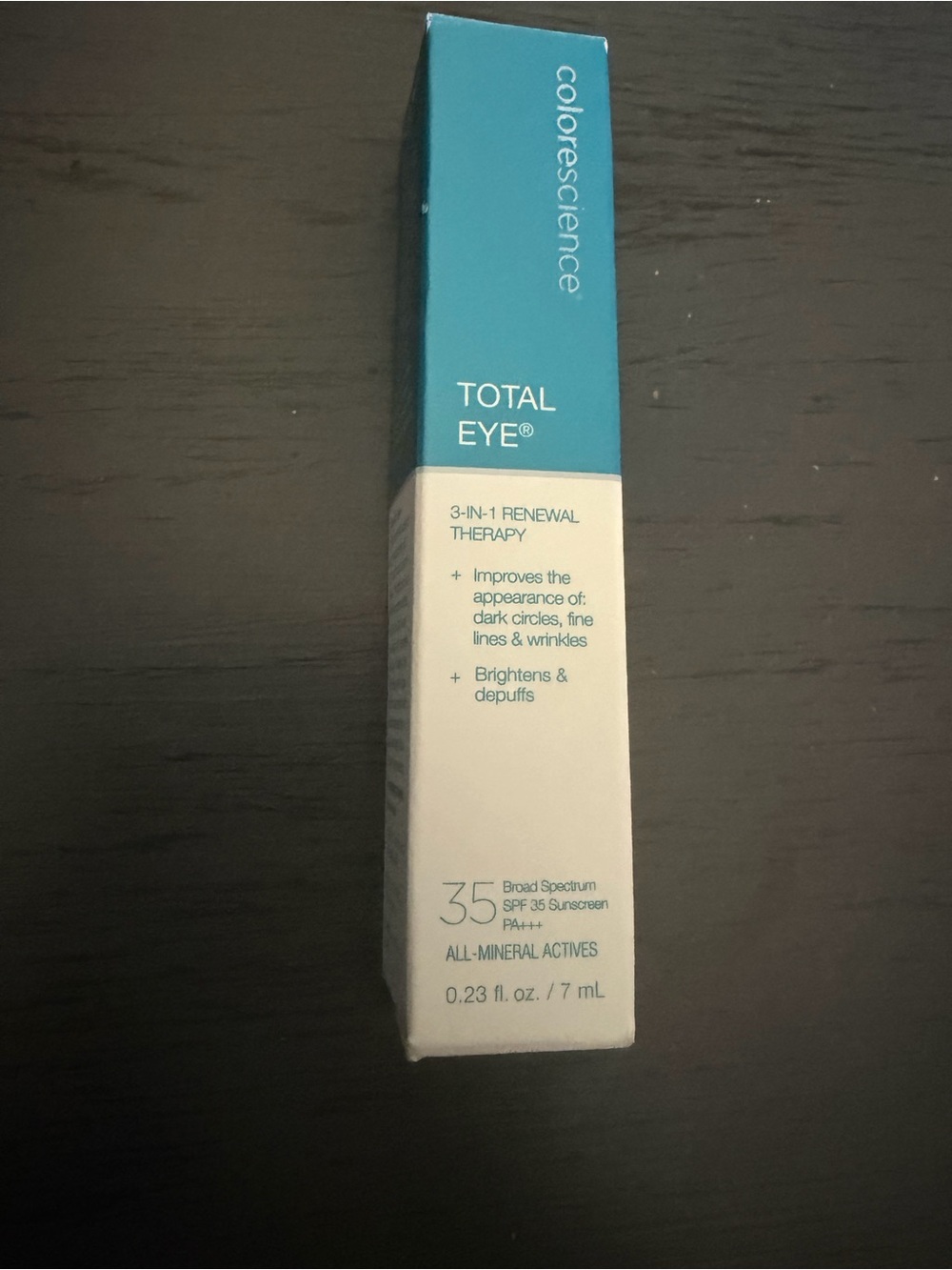 Colorescience Total Eye 3-in-1 Renewal Therapy Eye Cream - Teal/White